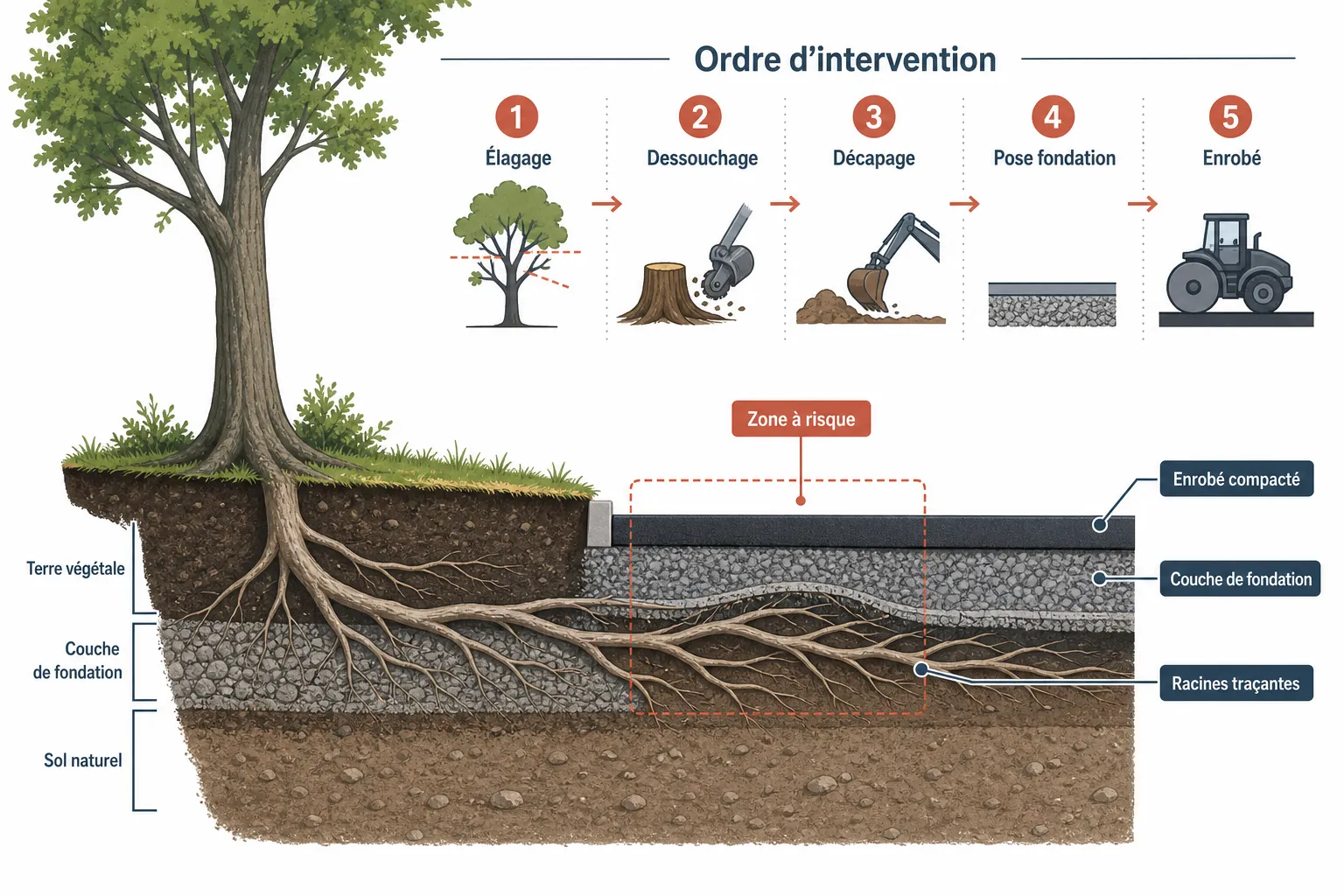 Élagage avant travaux : ce qu'il faut faire en premier